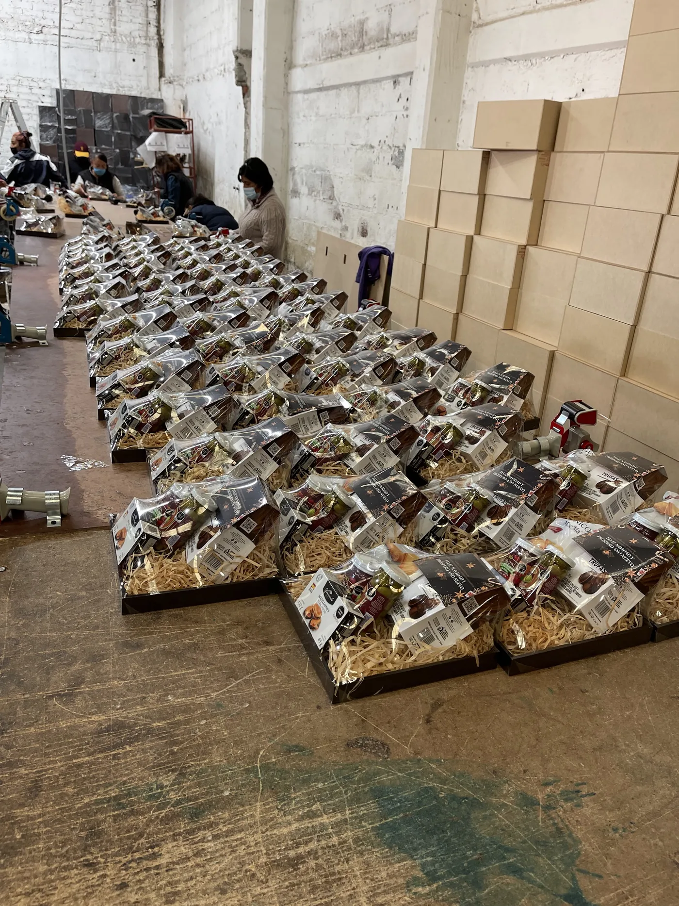 Arcón navideño de la línea de arcones navideños gourmet